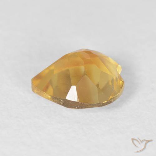Citrino Oro natural de 0.66 ct, Corazón, VVS