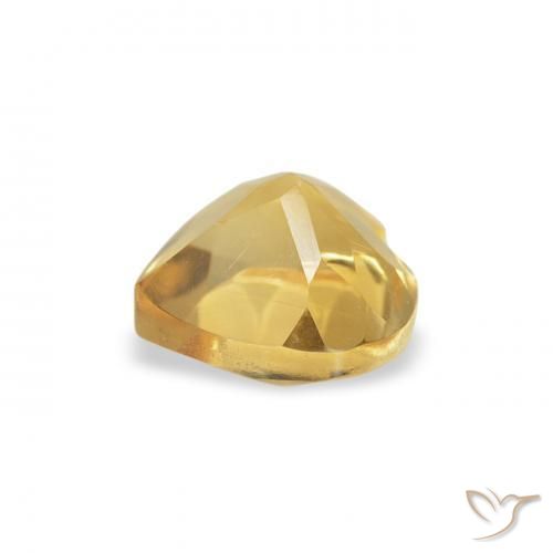 Citrino Oro natural de 0.47 ct, Corazón, VS