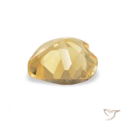 Citrino Oro natural de 0.57 ct, Corazón, VVS
