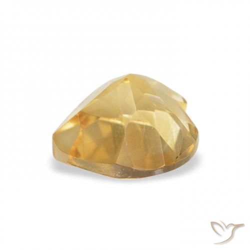 Citrino Oro natural de 0.84 ct, Corazón, VVS
