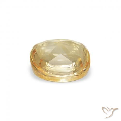 Citrino Oro natural de 0.57 ct, Forma Cojín, Transparente