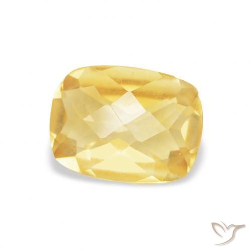 Citrino Naranja dorado natural de 1.16 ct, Forma Cojín, VS