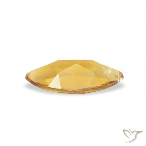 Citrino Naranja dorado natural de 0.41 ct, Marquesa, VS