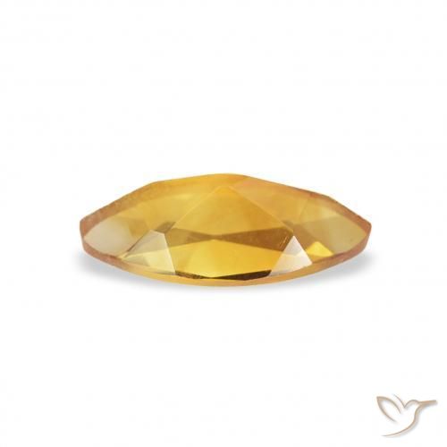 Citrino Medium Light-Golden natural de 0.43 ct, Marquesa, VS