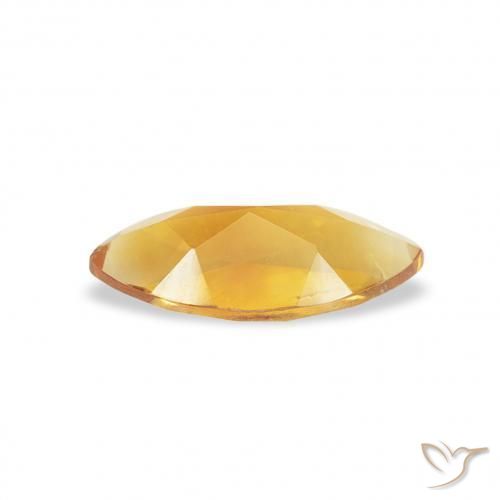 Citrino Medium Light-Golden natural de 0.45 ct, Marquesa, VS