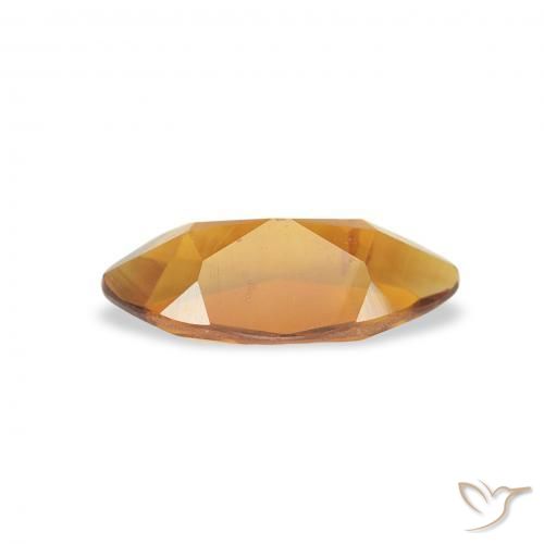 Citrino Naranja medio natural de 0.50 ct, Marquesa, VS