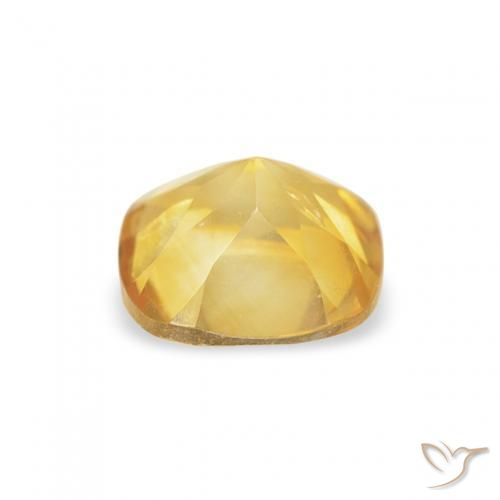 Citrino Amarillo toscana natural de 0.50 ct, Forma Cojín, VS