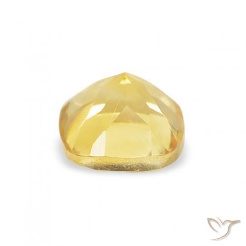 Citrino Amarillo toscana natural de 0.51 ct, Forma Cojín, VS