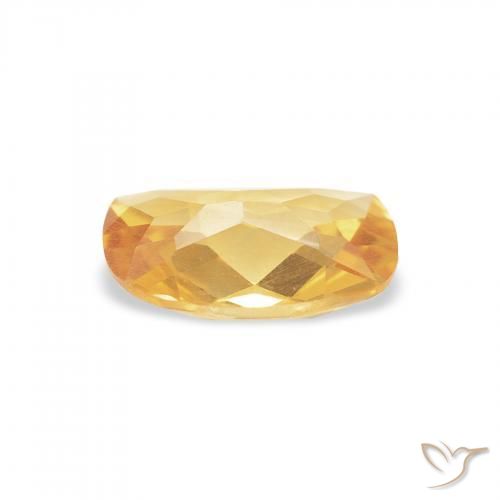 Citrino Oro natural de 0.93 ct, Forma Cojín, VVS