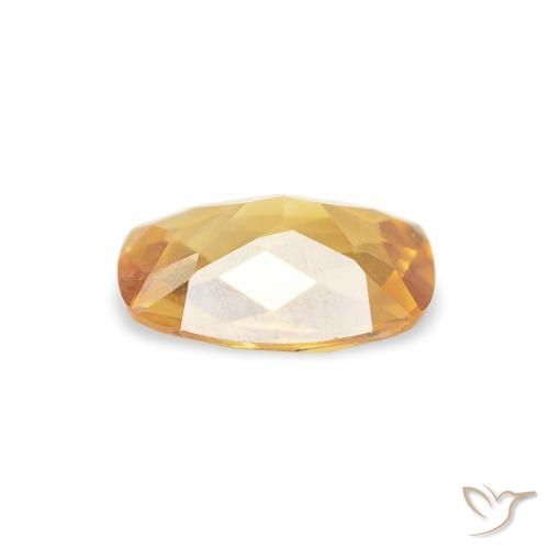 Citrino Dorado natural de 0.96 ct, Forma Cojín, VVS