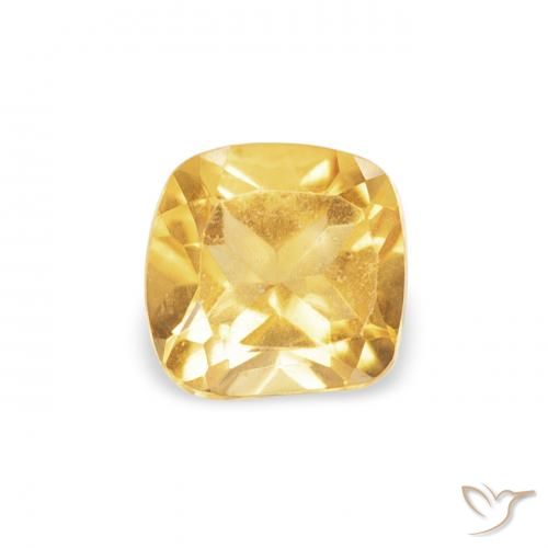0.44ct Natural Oro Citrino, Forma Cojín, VVS
