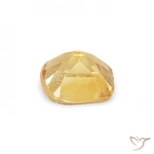 Citrino Oro natural de 0.44 ct, Forma Cojín, VVS