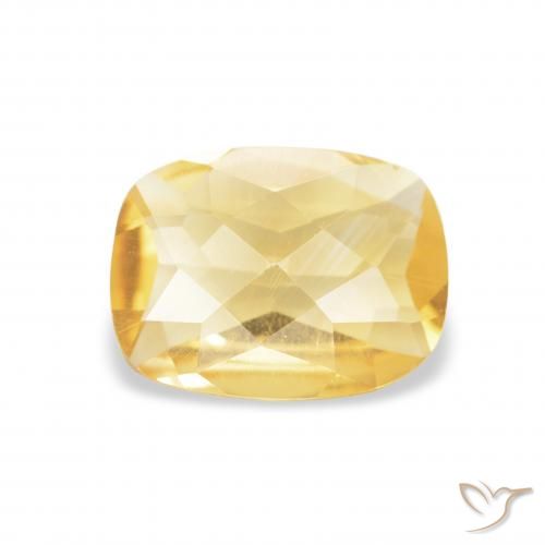 0.81ct Natural Oro Citrino, Forma Cojín, VVS