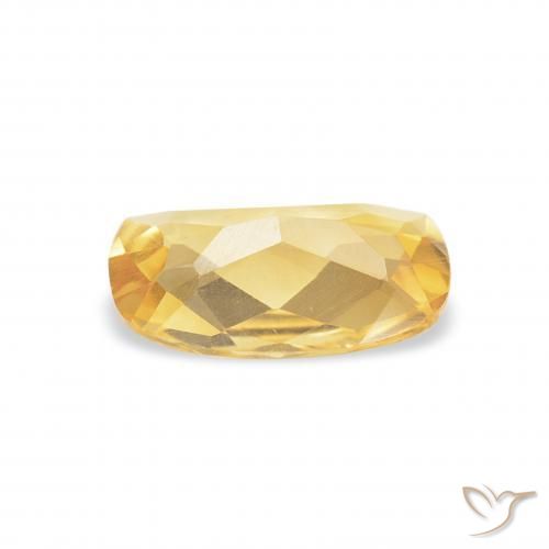 Citrino Oro natural de 0.81 ct, Forma Cojín, VVS