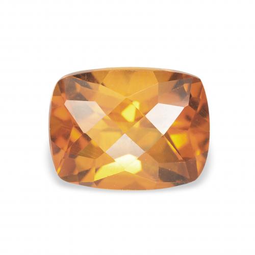 Citrino Naranja oscuro natural de 1.50 ct, Forma Cojín, VVS