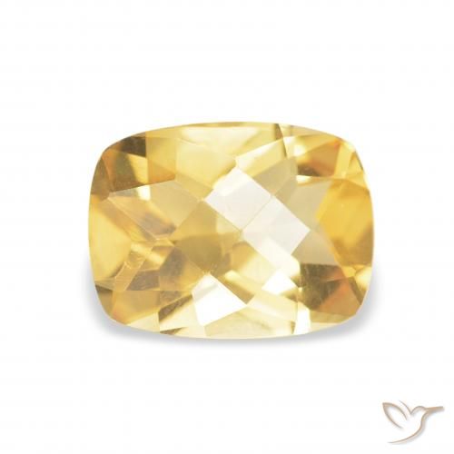 1.19ct Natural Oro Citrino, Forma Cojín, VVS
