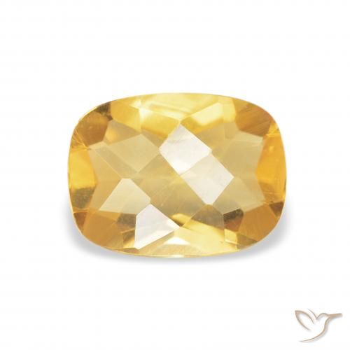 1.07ct Natural Oro Citrino, Forma Cojín, VVS