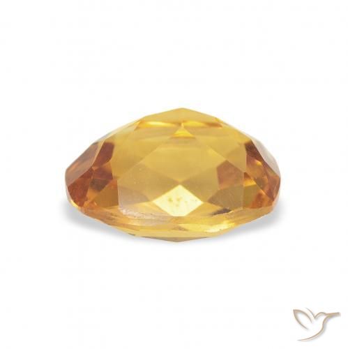 Citrino Medium Light-Golden natural de 1.43 ct, Forma Cojín, VS