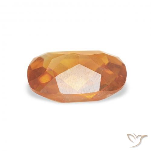 Citrino Dorado naranja natural de 1.20 ct, Forma Cojín, VVS-VS