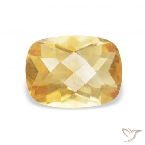 1.04ct Natural Dorado Citrino, Forma Cojín, VVS-VS