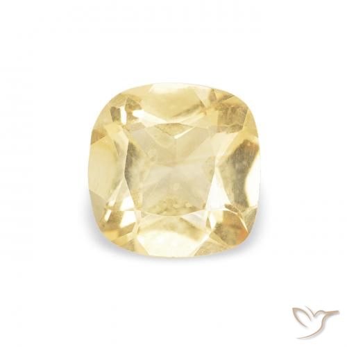 0.37ct Natural Dorado Citrino, Forma Cojín, VVS-VS
