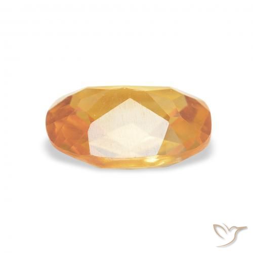 Citrino Dorado naranja natural de 1.17 ct, Forma Cojín, VVS-VS