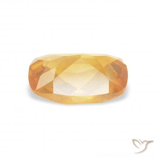 Citrino Naranja medio natural de 1.16 ct, Forma Cojín, VVS-VS