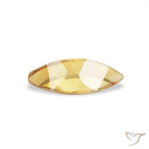 Citrino Medium Light Orange-Gold natural de 0.43 ct, Marquesa, VVS-VS