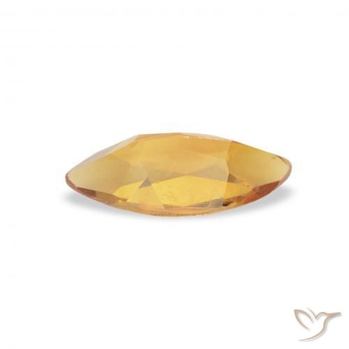 Citrino Oro natural de 0.43 ct, Marquesa, VVS-VS