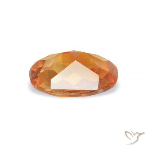 Citrino Naranja terroso natural de 1.02 ct, Forma Cojín, VS