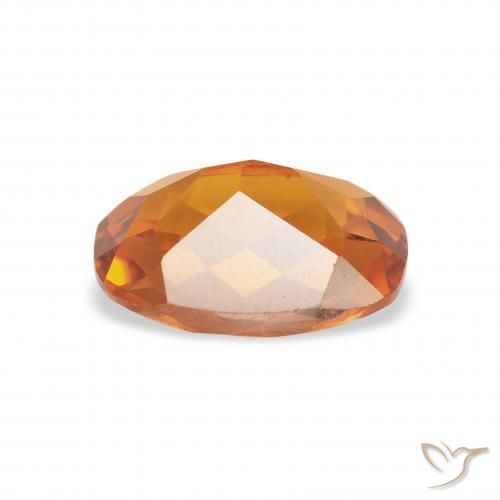 Citrino Naranja terroso natural de 1.16 ct, Forma Cojín, VVS