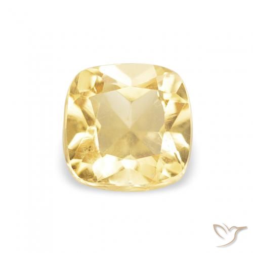 0.49ct Natural Dorado Citrino, Forma Cojín, VS