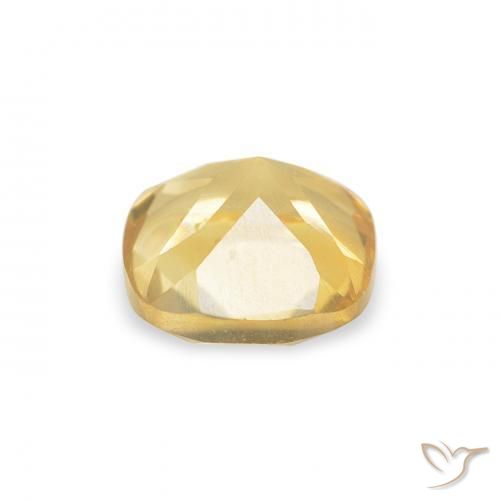 Citrino Dorado natural de 0.57 ct, Forma Cojín, VS