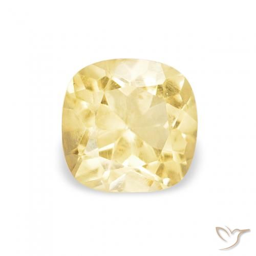 0.48ct Natural Dorado Citrino, Forma Cojín, VS