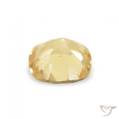 Citrino Dorado natural de 0.48 ct, Forma Cojín, VS