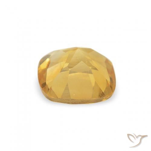 Citrino Oro natural de 0.45 ct, Forma Cojín, VS