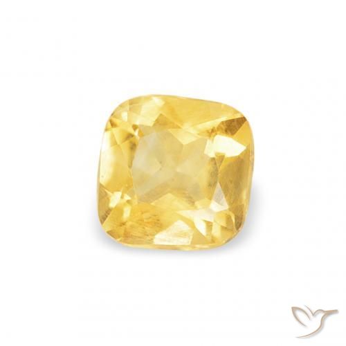 Citrino Naranja dorado natural de 0.22 ct, Forma Cojín, VS