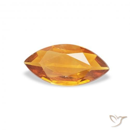 Citrino Oro natural de 0.36 ct, Marquesa, VS