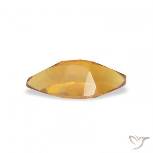 Citrino Naranja medio natural de 0.47 ct, Marquesa, VS