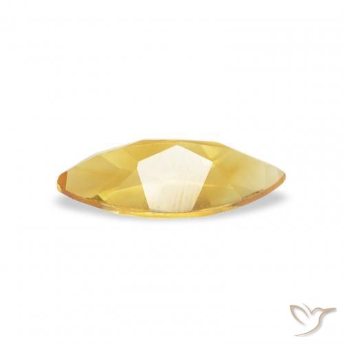 Citrino Dorado claro natural de 0.44 ct, Marquesa, VS