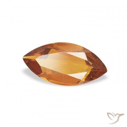 Citrino Marrón naranja natural de 0.43 ct, Marquesa, VS