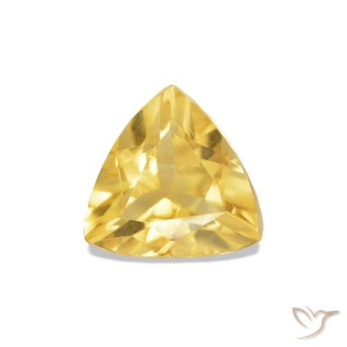 0.77ct Naranja dorado Citrino, Trillón, VS-SI