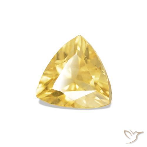 Citrino Naranja dorado natural de 0.77 ct, Trillón, VS-SI