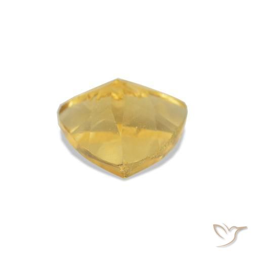 Citrino Naranja dorado natural de 0.77 ct, Trillón, VS-SI
