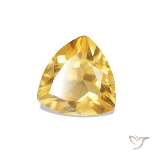 Citrino Oro natural de 0.68 ct, Trillón, VS-SI
