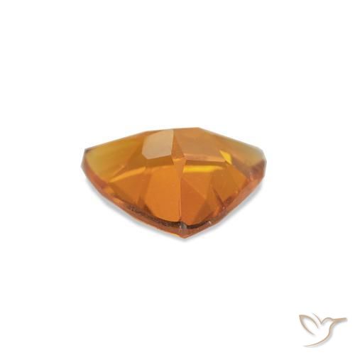 Citrino Naranja rojizo natural de 0.50 ct, Trillón, VS-SI