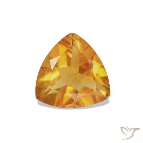 Citrino Medium Light-Orange natural de 0.61 ct, Trillón, VS