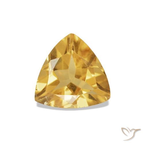 0.57ct Dorado Citrino, Trillón, VVS-VS