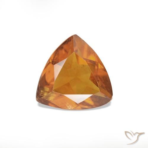 Citrino Naranja marrón natural de 0.50 ct, Trillón, VS