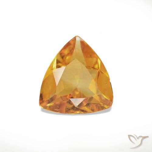 0.51ct Medium Light-Orange Citrino, Trillón, VS